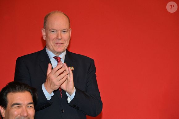 Le prince Albert II de Monaco était au Musée Océanographique de Monaco pour découvrir 3 nouvelles réalisations sur le parcours de visite du Musée, remercier les donateurs et mécénes et assister à la signature du renouvellement du partenariat avec la CFM Indosuez Wealth Management, le 24 octobre 2025.© Bruno Bebert / Bestimage