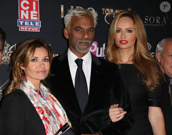 Ingrid Chauvin, Satya Oblette (ou Satya Oblet) et Adriana Karembeu - Election Top Model Belgium 2016 au Lido à Paris le 24 janvier 2016. © Marc Ausset-Lacroix/Bestimage