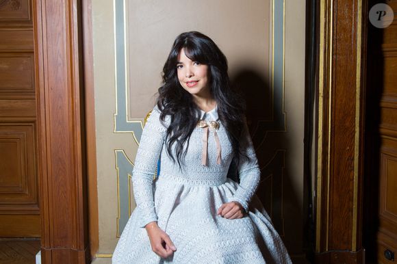 La chanteuse Adila Sedraia alias Indila lors de l'enregistrement des performances artistiques en streaming des Assises de la Parite 2021 à l'Hôtel de Ville de Paris à Paris, France le 05 mai 2021. Photo by Nasser Berzane/ABACAPRESS.COM