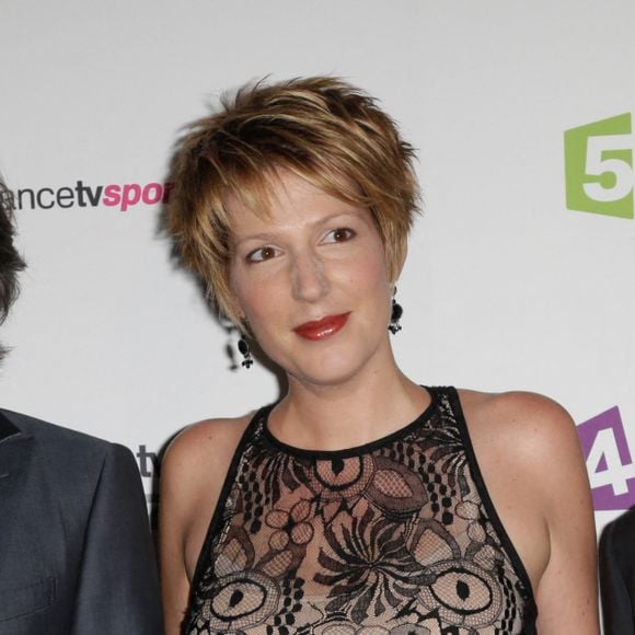 Aymeric Caron, Natacha Polony et Laurent Ruquier à la conférence de presse annuelle de France Televisions au 'Palais de Tokyo', à Paris, France, le 28 août 2013. Photo par Jerome Domine/ABACAPRESS.COM