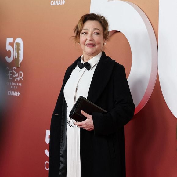 Catherine Frot  - Photocall de la 50ème édition de la cérémonie des César à l'Olympia à Paris, France, le 28 février 2025 © Dominique Jacovides - Olivier Borde / Bestimage