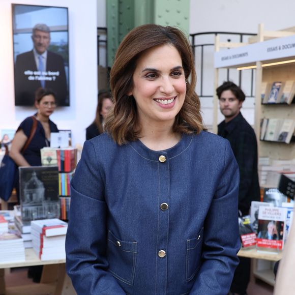 Sonia Mabrouk  - Festival du Livre de Paris 2025 au Grand Palais à Paris le 11 avril 2025.
© Denis Guignebourg / Bestimage