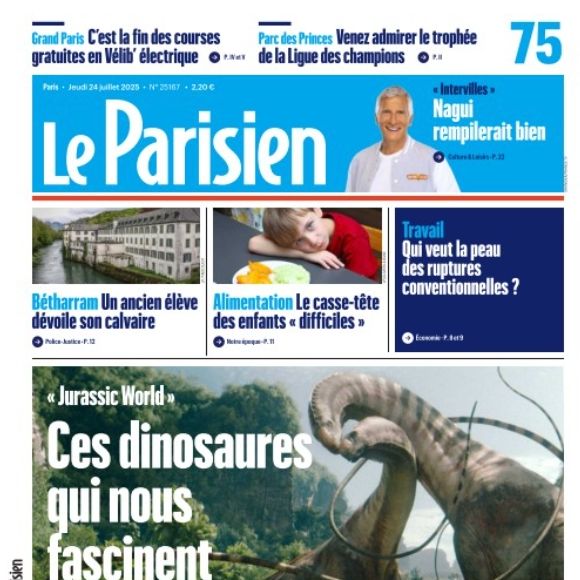 Les confidences de Nagui à retrouver dans le Parisien ce jeudi 24 juillet. 

(Capture d'écran - Le Parisien - 24 juillet 2025)