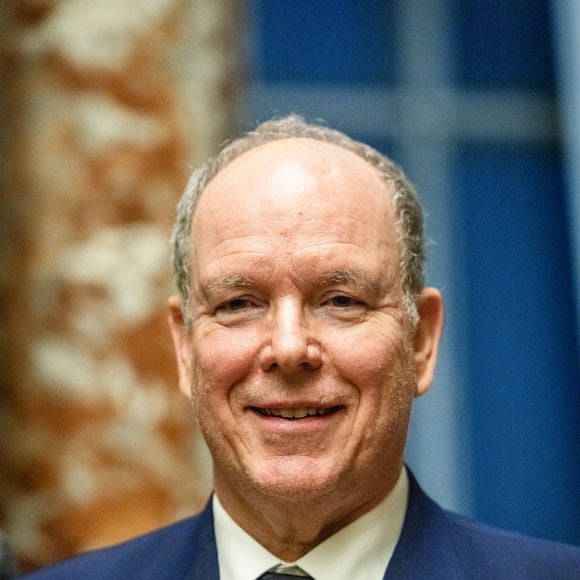 Exclusif - S.A.S Le Prince de Monaco lors de l'inauguration de l'exposition "De Monaco à Chantilly, une princesse des lumières en quête de liberté au château de Chantilly, France, le 18 octobre 2025. © Cyril Moreau/Bestimage