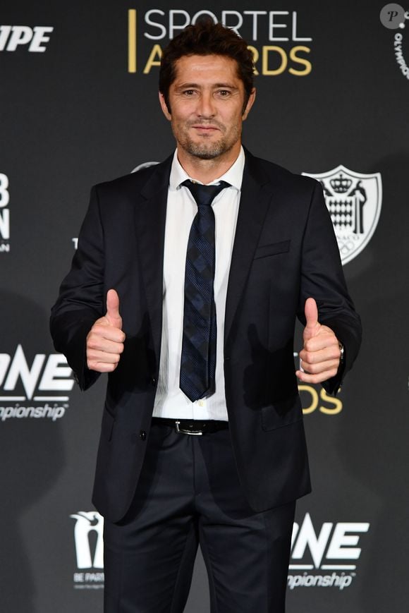 Bixente Lizarazu durant la soirée des Sportel Awards 2018 au Grimaldi Forum à Monaco le 23 octobre 2018. Les Sportel Awards sont une compétition internationale visant à récompenser les plus belles images de sport de l'année dans le cadre du Sportel qui est un salon international du sport et des médias qui se déroule sur 3 jours en Principauté. © Bruno Bebert/Bestimage