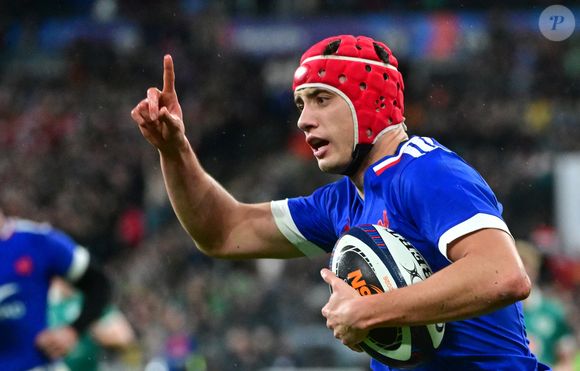 Louis Bielle-Biarrey (France) Match d'ouverture du Tournoi des six nations : France-Irlande (36-14) au Stade de France à Saint-Denis le 5 février 2026. © Christian Liewig/ Bestimage
Match d'ouverture du Tournoi des six nations : France-Irlande (36-14) au Stade de France à Saint-Denis le 5 février 2026. Photographe : Christian Liewig / Bestimage