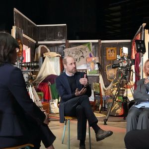 Le prince William, prince de Galles, visite la London Screen Academy à Londres le 12 février 2025. ALPHA AGENCY / BESTIMAGE