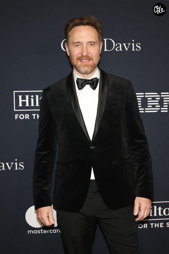 David Guetta lors du gala pré-Grammy de la 66e cérémonie des Grammy Awards, organisé en hommage aux grandes figures de l'industrie musicale et célébrant Jon Platt, au Beverly Hilton, à Beverly Hills, en Californie, le 3 février 2024. Photo Press Service / BESTIMAGE