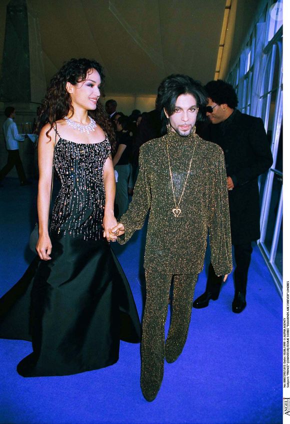 Prince et Mayte Garcia soirée Diamonds are forever à Londres en 1995 © alpha agency Bestimage