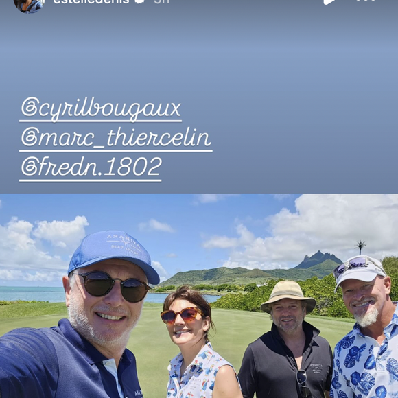 Estelle Denis et Marc Thiercelin ont retrouvé leurs amis pour l’occasion