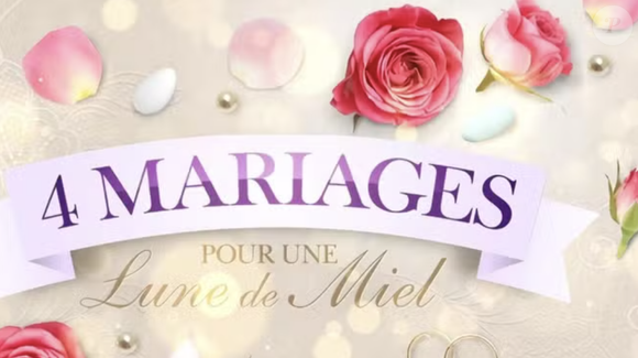 Logo de l'émission Quatre mariages pour une lune de miel.