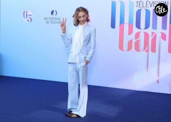 Billy Blanchard ( fils de Julie Depardieu et Philippe Katerine) - Photocall du film  'Les derniers jours de Charles Baudelaire' au Grimaldi Forum lors de la 65ème édition du Festival TV De Monte Carlo le 13 Juin 2026

 © Denis Guignebourg /Bestimage