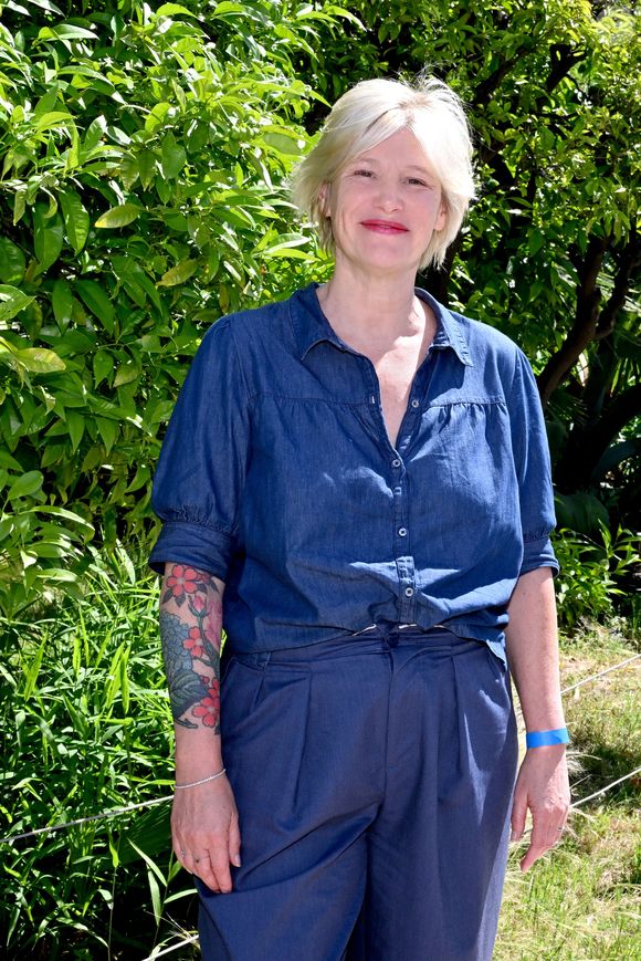 Maïtena Biraben durant la 28ème édition du Festival du Livre de Nice au Jardin Albert 1er.
 © Bruno Bebert / Bestimage