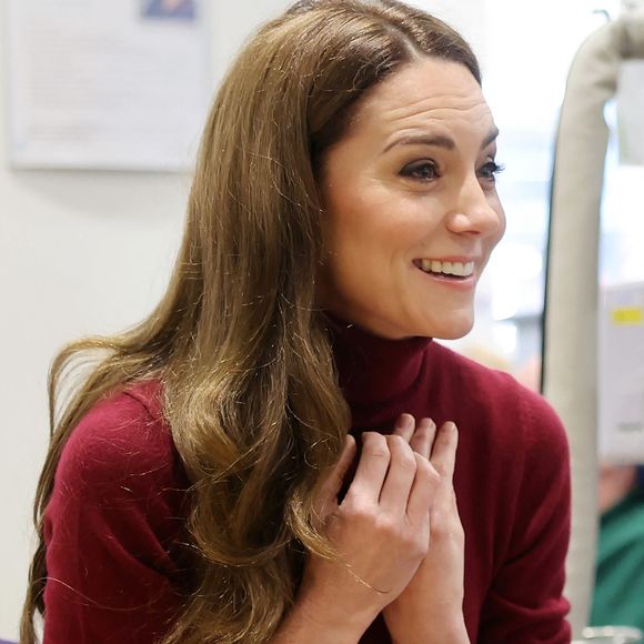 Catherine (Kate) Middleton, princesse de Galles à l'hôpital Royal Marsden, où elle a reçu son traitement contre le cancer, à Londres, Royaume-Uni, le 14 janvier 2025. © Chris Jackson/WPA-Pool/Bestimage