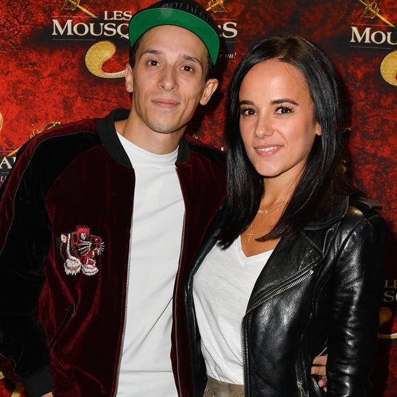 Exclusif - Alizée et son mari Grégoire Lyonnet à la générale de la comédie musicale "Les 3 Mousquetaires" au Palais des Sports à Paris le 7 octobre 2016. © Coadic Guirec - Cyril Moreau / Bestimage