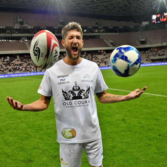 Paga - Match des Légendes, la rencontre qui mêle le football et le rugby au profit de l'association de P. Olmeta (ancien gardien de but et co-fondateur de l'association), "Un sourire, un espoir pour la vie" s'est déroulé à Nice à l'Allianz Riviera, le 26 septembre 2022.  © Bruno Bebert/Bestimage
