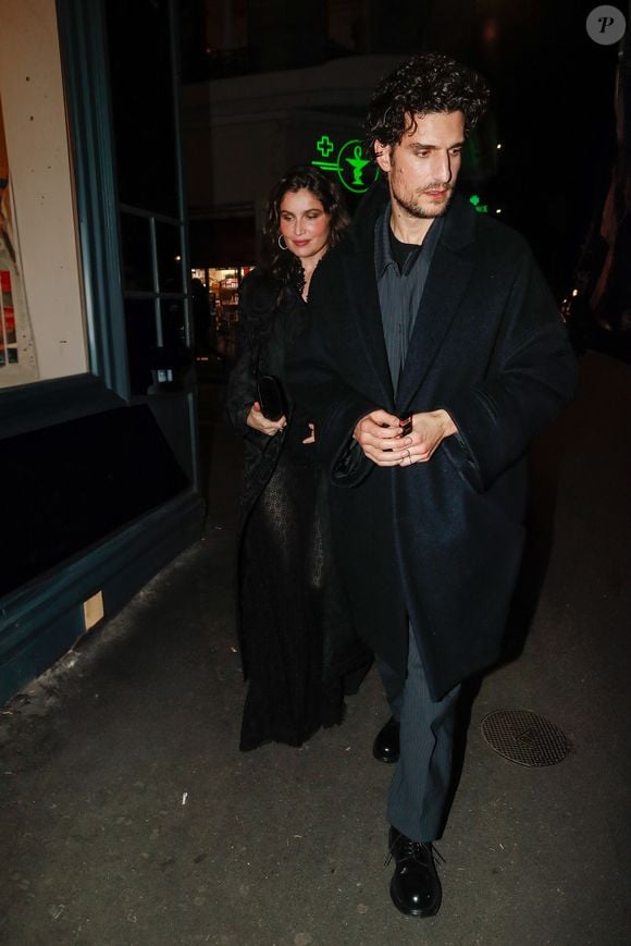 Laetitia Casta, Louis Garrel - Arrivées au dîner des Révélations des César 2025 à L'Élysée Montmartre à Paris, France, le 20 janvier 2025.  © Christophe Clovis / Bestimage