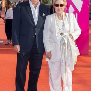 Sylvie Vartan et Tony Scotti - Première du film "Les choses humaines" lors de la 47éme édition du Festival du Cinéma Américain de Deauville le 11 septembre 2021.© Olivier Borde / Bestimage