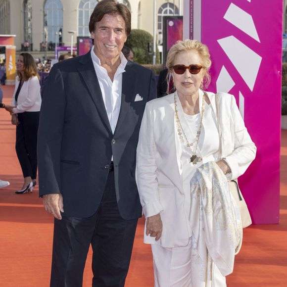 Sylvie Vartan et Tony Scotti - Première du film "Les choses humaines" lors de la 47éme édition du Festival du Cinéma Américain de Deauville le 11 septembre 2021.© Olivier Borde / Bestimage