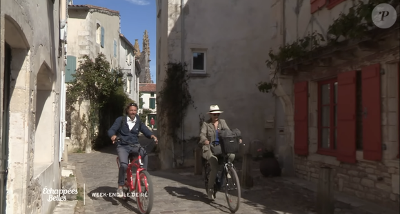 Balade dans l'Île de Ré dans l'émission Echappées Belles de France 5, le 31 octobre 2025. YouTube/Echappées Belles