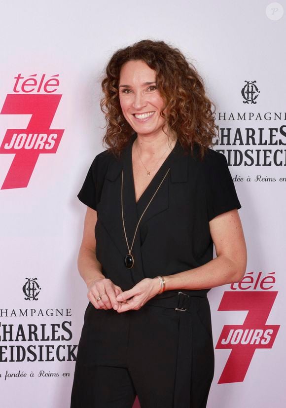 Exclusif - Marie-Sophie Lacarrau - Soirée "Télé 7 Jours Summer Party" au restaurant "Monsieur Bleu" à Paris le 14 juin 2022. © Christophe Aubert via Bestimage