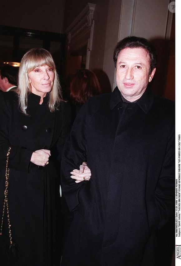 Michel Drucker et sa femme Dany Saval