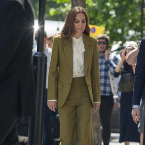 Catherine (Kate) Middleton, princesse de Galles, arrive aux studios "180 Strand" à Londres. GOFF INF / BESTIMAGE