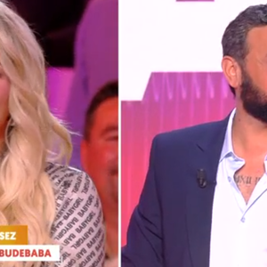 Cyril Hanouna et Kelly Vedovelli dans "TPMP", C8  le 4 février 2025.
