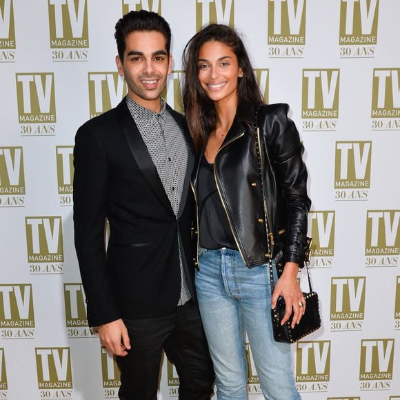 Exclusif - Christophe Licata et Tatiana Silva - Soirée d'anniversaire des 30 ans de TV Magazine au Pavillon des Champs-Elysées à Paris le 17 octobre 2017. © Coadic Guirec/Bestimage