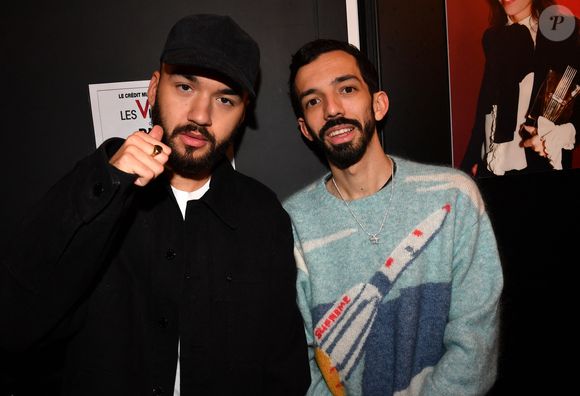 Exclusif - Bigflo et Oli en backstage de la 38ème cérémonie des Victoires de la musique à la Seine musicale de Boulogne-Billancourt, France, le 10 février 2023. © Moreau-Veren/Bestimage