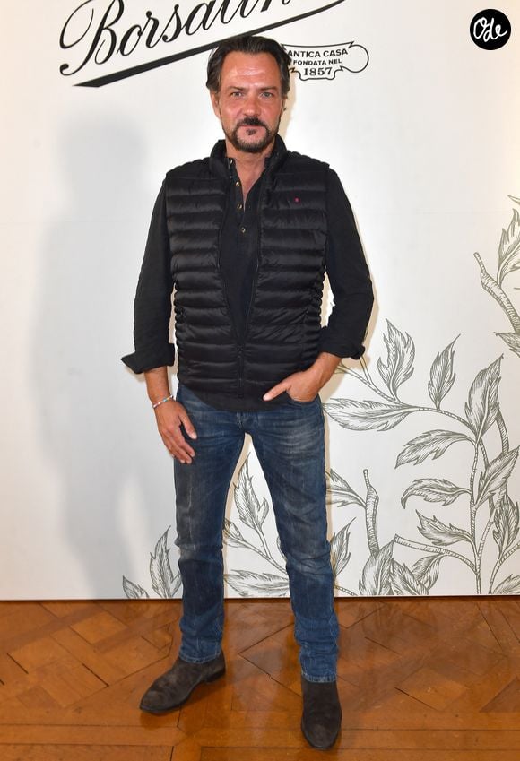 Jérôme Kerviel - Présentation du court métrage "Tornando A Casa" pour le lancement du nouveau Borsalino à l'ambassade d'Italie à Paris le 21 mars 2023. © Veeren/Bestimage