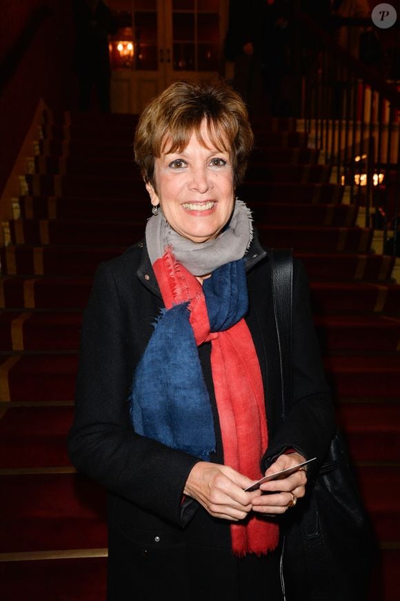 Catherine Laborde - Générale de la pièce "A droite, à gauche" au Théâtre des Variétés à Paris le 12 octobre 2016. © Coadic Guirec/Bestimage