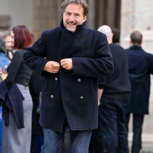 Edouard Baer - Obsèques du réalisateur Laurent Tirard en l'église de Sant-Germain-des-Près à Paris le 11 septembre 2024.