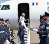 Brigitte Macron a opté pour une robe immaculée de sa marque fétiche Louis Vuitton

Le prince William, prince de Galles, et Catherine (Kate) Middleton, princesse de Galles, accueillent le couple présidentiel français le président Emmanuel Macron et sa femme la Première Dame Brigitte Macron à l'aéroport Station RAF de Northolt, à Ruislip, Royaume Uni, le 8 juillet 2025.  © Jeanne Accorsini/Pool/Bestimage