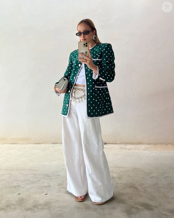 Emma Rotenberg, créatrice de mode et fille de Stéphane Rotenberg.