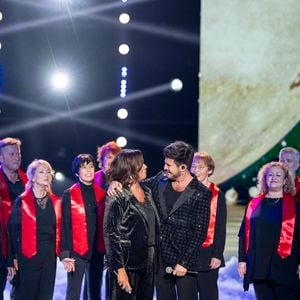 Exclusif - Chimene Badi et Vincent Niclo - Enregistrement de l'émission "La fête de la chanson française" à Paris, présentée par L.Thilleman et A.Manoukian, et diffusée le 20 décembre sur France 3
© Pierre Perusseau / Bestimage