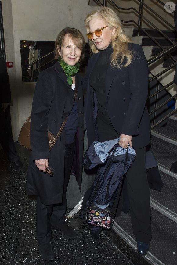 Nathalie Baye et Sylvie Vartan - Soirée en l'honneur de Danielle Darrieux lors de la projection du film "Occupe-toi d'Amélie" de Claude Autant-Lara au Max Linder Panorama à Paris le 9 avril 2018. © Pierre Perusseau/Bestimage