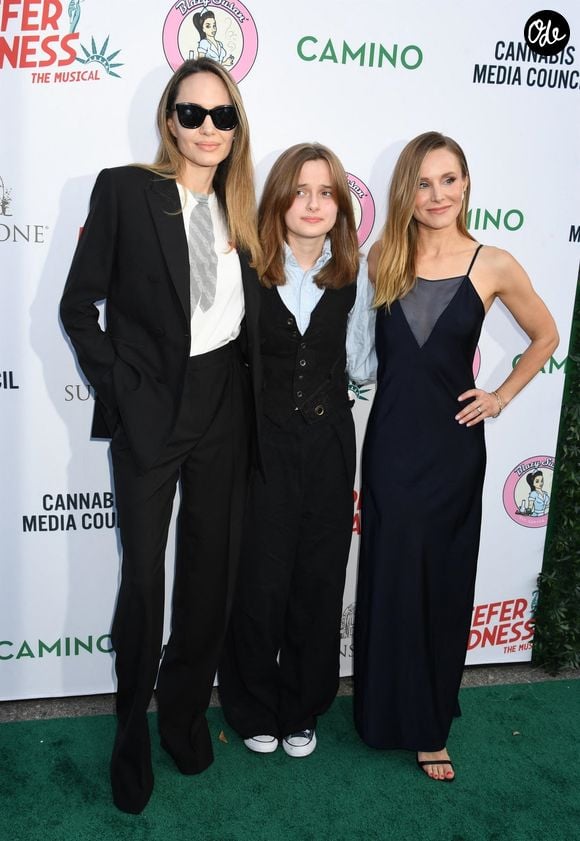 Angelina Jolie, Vivienne Jolie-Pitt, Kristen Bell en 2024 à Los Angeles. ©Bestimage