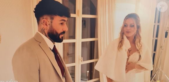 Mariage de Laury et Anthony lors de l'épisode de "Mariés au premier regard 2025" du 7 avril, sur M6