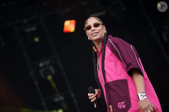Zaho - Festival Lollapalooza à Paris le 20 juillet 2025. © Alexande Fumeron/Bestimage