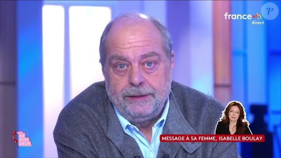 Éric Dupond-Moretti est revenu sur leur rencontre et sur la découverte des coulisses du métier d’artiste grâce à elle.

Eric Dupond-Moretti a adressé un tendre message à sa compagne, Isabelle Boulay.