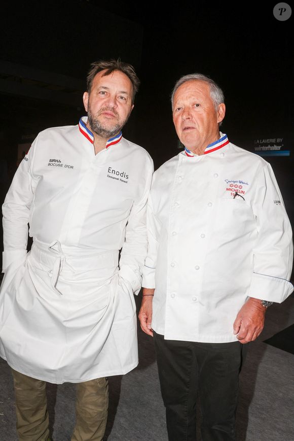 Les Chefs Emmanuel Renaut et  Georges Blanc - Les "Bocuse d'Or 2025" au Parc des Expositions Eurexpo à Lyon le 26 janvier 2025. © Jean-Marc Lhomer/ Bestimage
