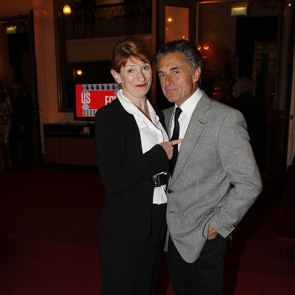 Murielle Mayette et Gérard Holtz au 18eme Gala de la Musique contre l'oubli le 25 avril 2012. Photo par BERTRAND RINDOFF PETROFF / BESTIMAGE