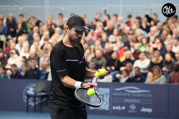 Lucas Pouille (France) lors de la finale au Play In Challenger Lille 2025, ATP 125 Challenger Tour, le 9 février 2025 Laurent Sanson/PsnewZ/Bestimage