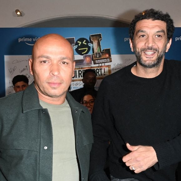 Éric Judor et Ramzy Bedia ont débuté leur carrière ensemble

Exclusif - Éric Judor et Ramzy Bedia - Présentation de la nouvelle saison du jeu "LOL : Qui Rit, Sort", qui sortira le 1er avril sur Amazon Prime, au Trianon à Paris.
© Coadic Guirec / Bestimage