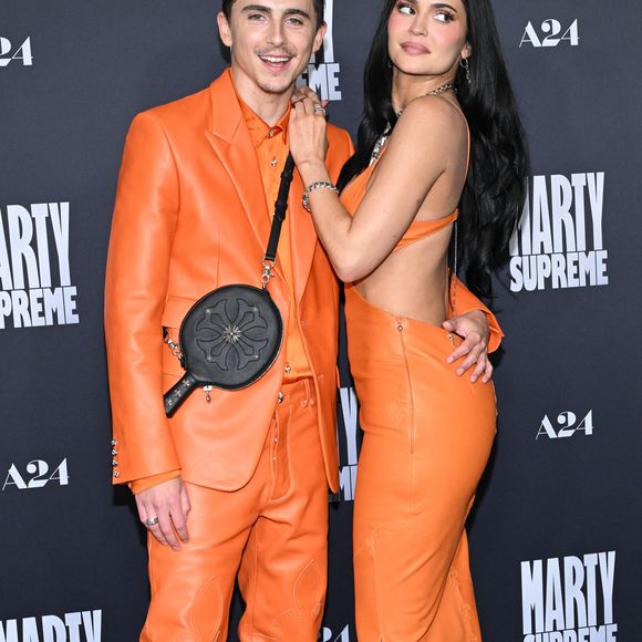 8 décembre 2025.
Projection de 'Marty Supreme' au Academy Theatre, Los Angeles, CA. USA
Ici, Timothee Chalamet et Kylie Jenner 

Photo : AGENCE / BESTIMAGE