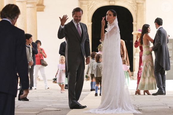 Mariage de Lucia Entrecanales et Laszlo Bene à Tolède, Espagne, le samedi 27 septembre 2025. Photo par GTres/ABACAPRESS.COM