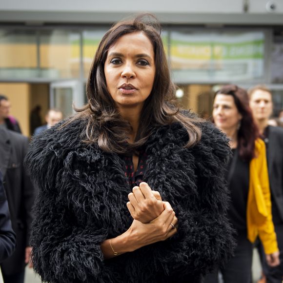 Un discours qui s'entend mais qui n'a pas plu à Jean-Michel Apathie, chroniqueur du plateau de "Quotidien" sur lequel elle était invitée
Karine Le Marchand (marraine de la CNDP (Commission nationale du débat public) et animatrice de lémission "L'amour est dans le pré") au 57ème salon International de l'Agriculture au parc des expositions de la porte de Versailles à Paris, France, le 23 février 2020. © Jean-Baptiste Autissier/Panoramic/Bestimage