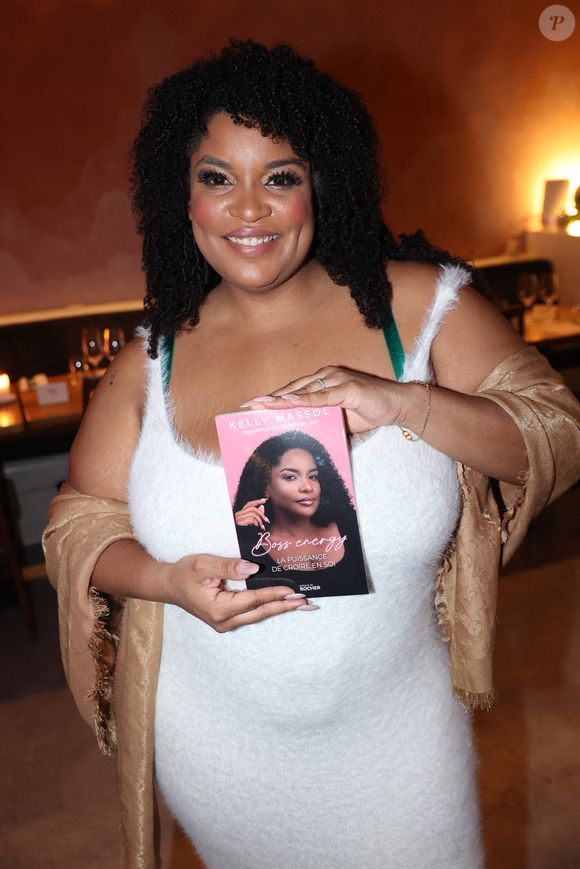 Exclusive - Kelly Massol assiste au lancement du livre de Kelly Massol " Boss Energy " au restaurant Jeanne Aimee à Paris, France, le 08 janvier 2025. Photo by Jerome Dominé/ABACAPRESS.COM