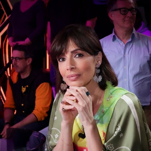 Exclusif - Géraldine Maillet, sur le plateau de l’émission « TPMP » présentée par C.Hanouna et diffusée en direct sur Youtube et sur toutes les box (SFR, FREE, Bouygues, MyCanal etc), Paris, France, le 24 mars 2025. © Jack Tribeca / Bestimage